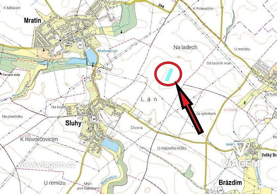 Pole 8 365 m², Podíl 26 % o výměře 2 138 m² – pohled 4
