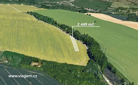 Prodej pole 612 m², Halenkovice, okres Zlín
