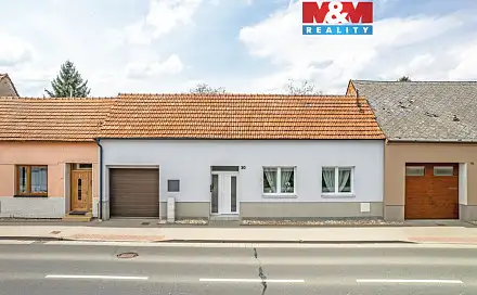 Prodej domu 126 m² s pozemkem 475 m², Hlavní, Neslovice, okres Brno-venkov