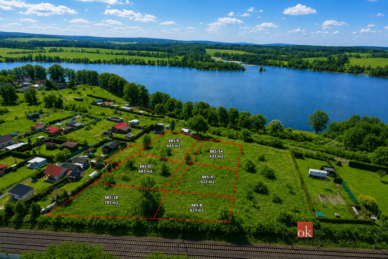 Prodej stavebního pozemku 623 m² – fotografie 3
