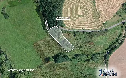 Prodej zahrady 344 m², Hluboš, okres Příbram