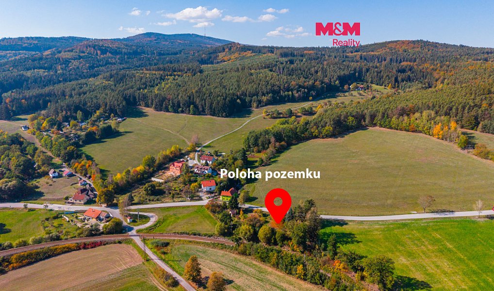 Prodej pozemku, 1647 m², Plešovice - Český Krumlov, Zlatá Koruna