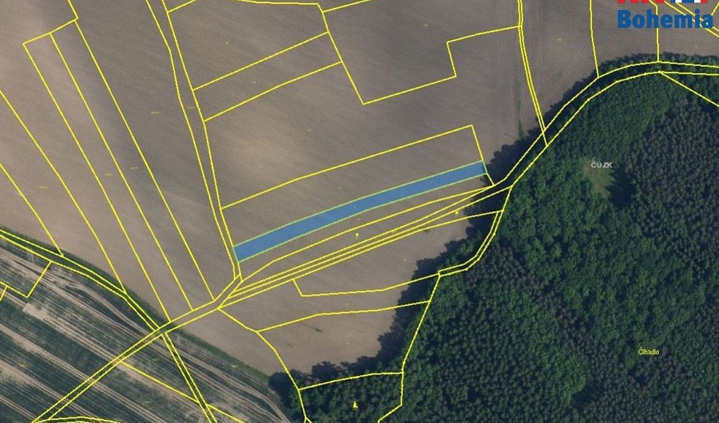 Prodej pole 1 947 m², Husí Lhota – náhled fotky 2
