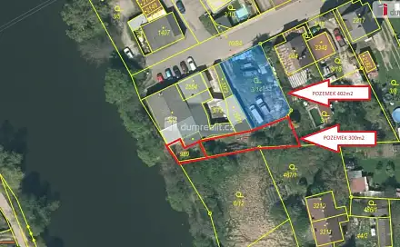 Prodej stavebního pozemku 402 m², Táborská, Sezimovo Ústí, okres Tábor