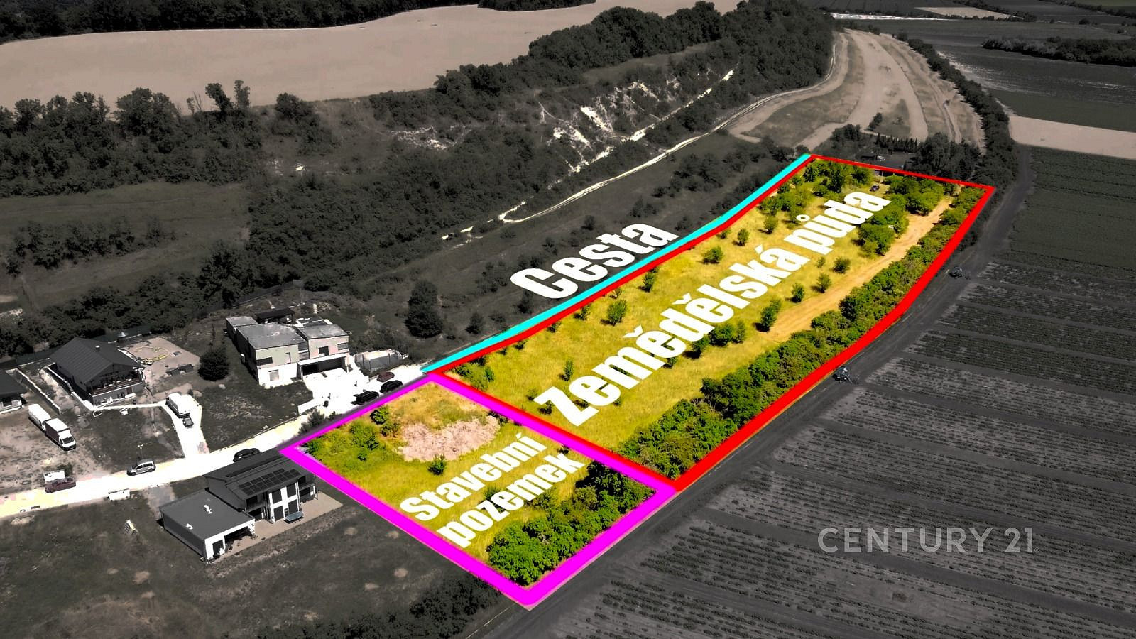 Prodej stavebního pozemku 1 659 m²