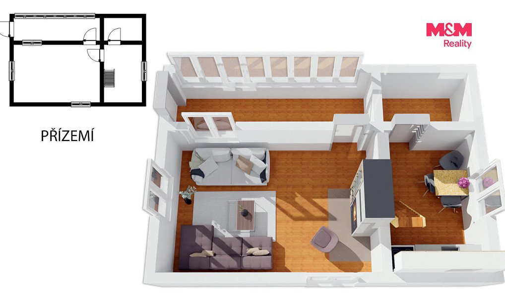 Prodej chaty/chalupy 77 m² s pozemkem 441 m², Měděnec – náhled fotky 3
