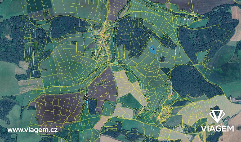 Prodej pole 589 m², Újezdec – náhled fotky 4