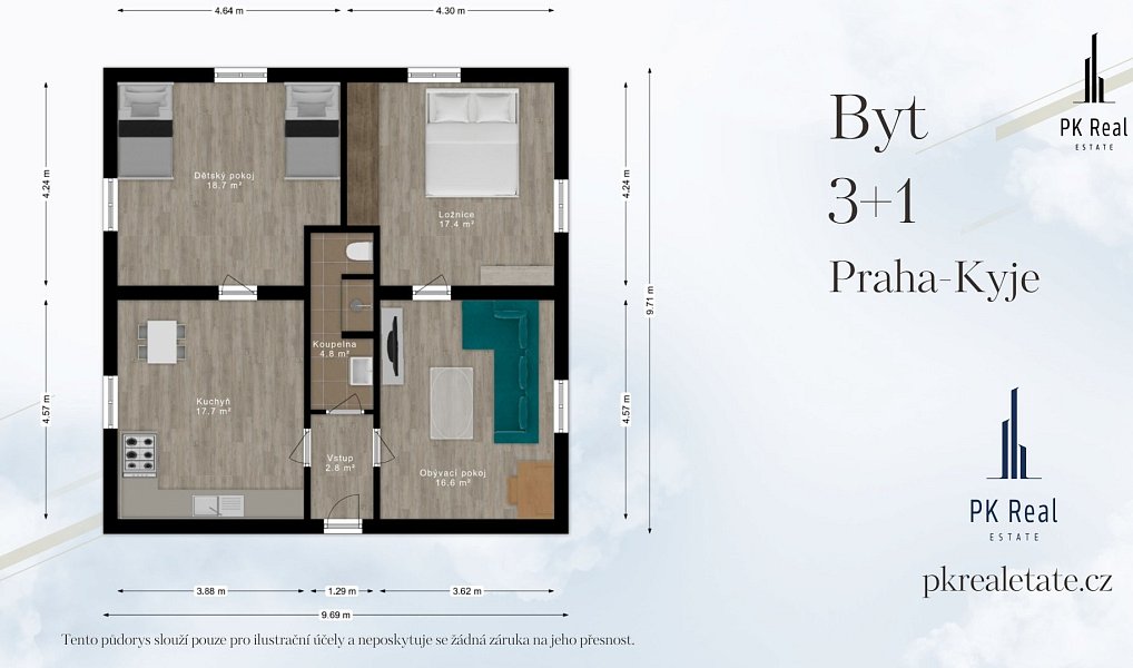 Prodej bytu 3+1 84 m², Praha – náhled fotky 26