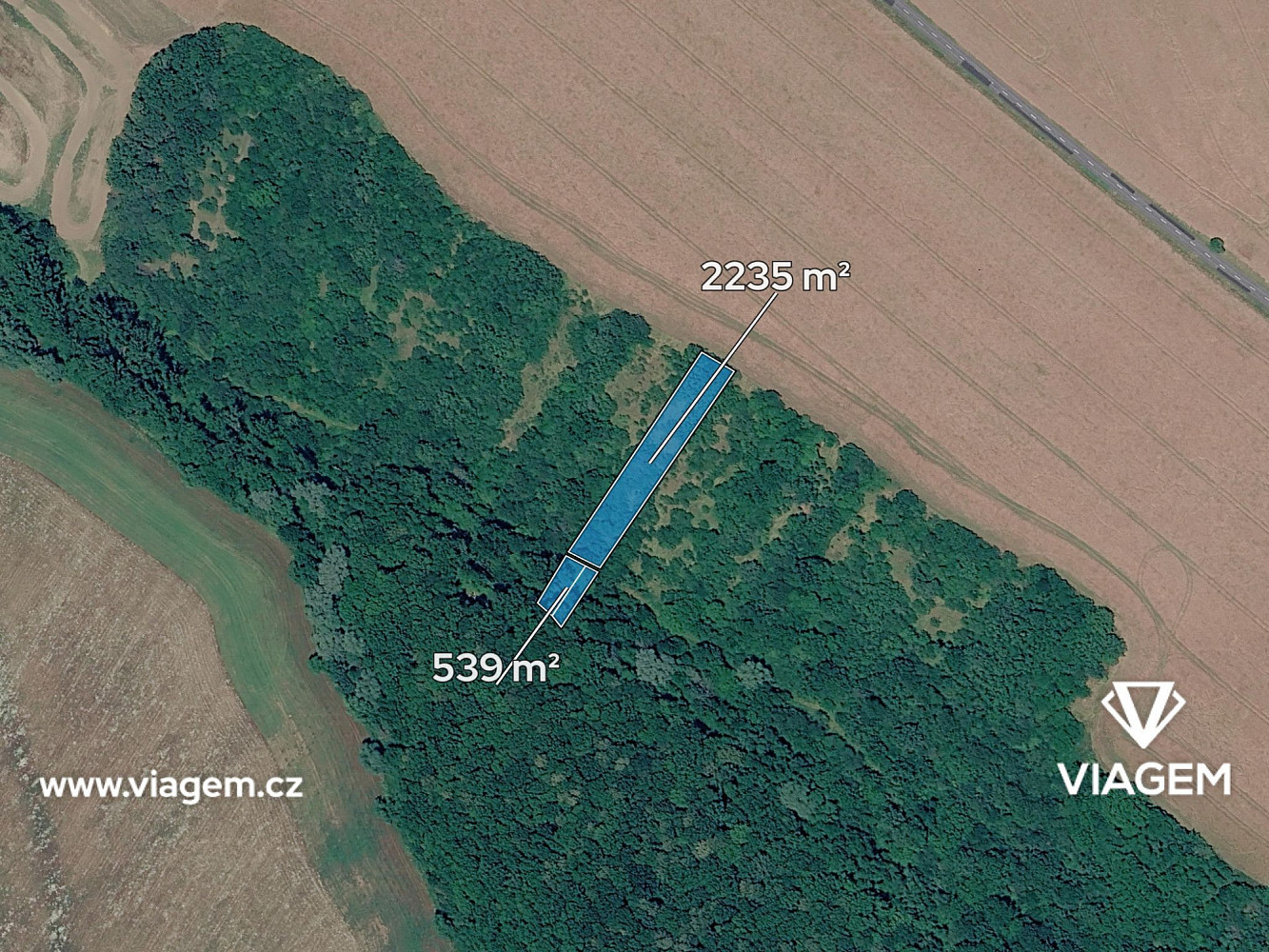 Prodej pole 1 190 m² – fotografie 2