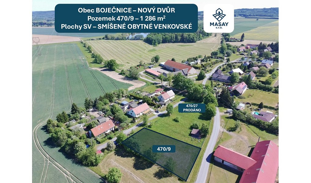 Prodej stavebního pozemku 1 286 m², Bor – náhled fotky 4