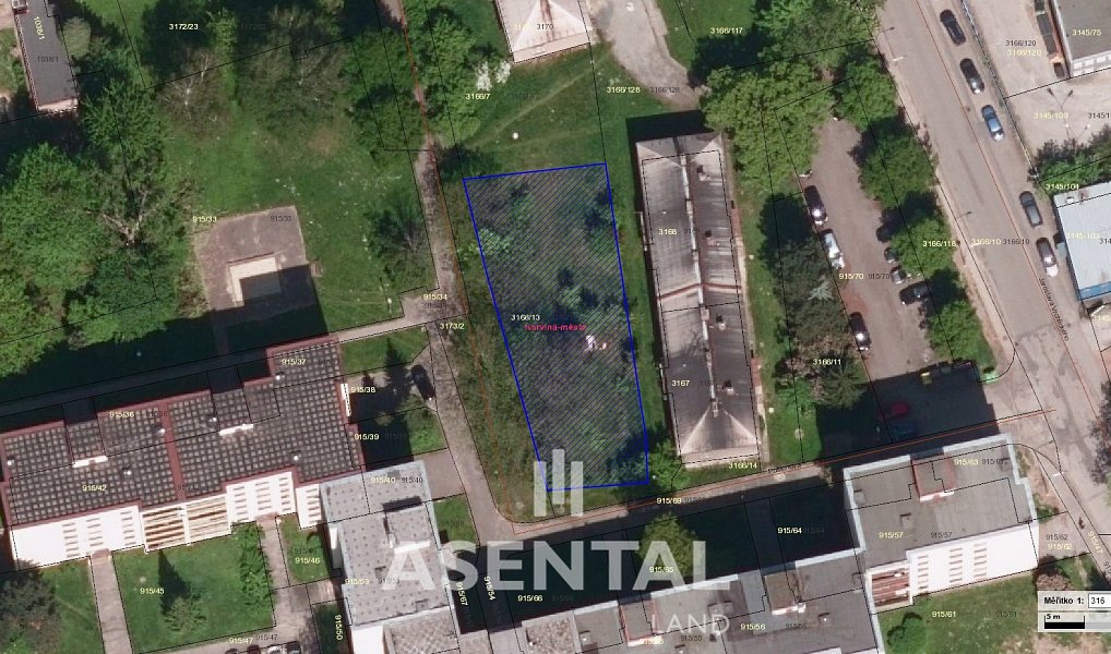 Prodej stavebního pozemku 632 m², Karviná – náhled fotky 2