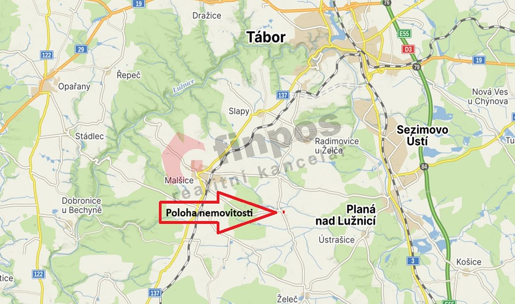 Prodej stavebního pozemku 945 m², Malšice – náhled fotky 3
