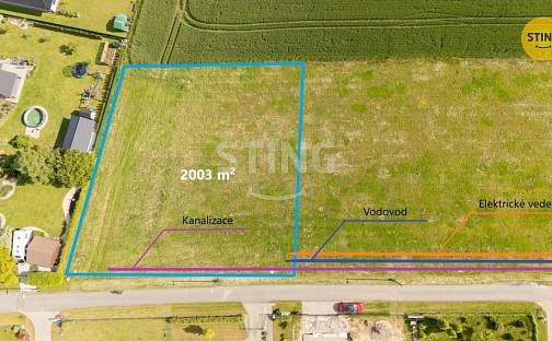 Prodej stavebního pozemku 2 000 m², Albrechtice, okres Karviná