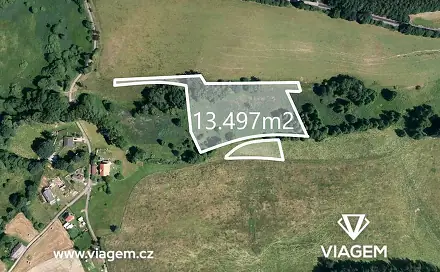 Prodej pole 13 497 m², Jablonné v Podještědí, okres Liberec