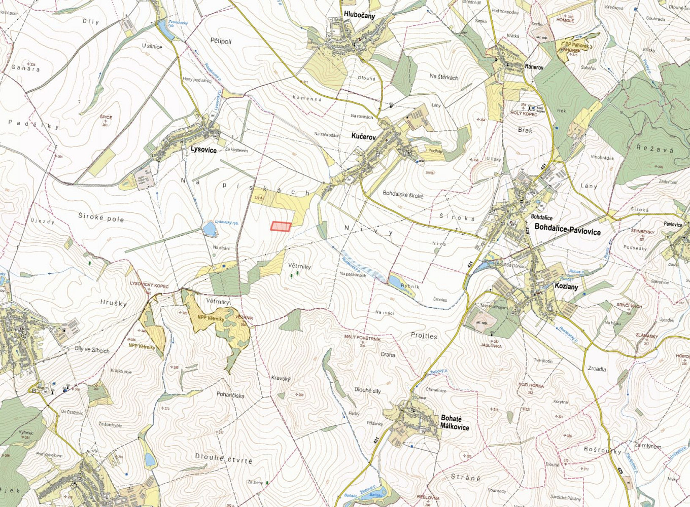 Prodej pole 24 656 m² – fotografie 2