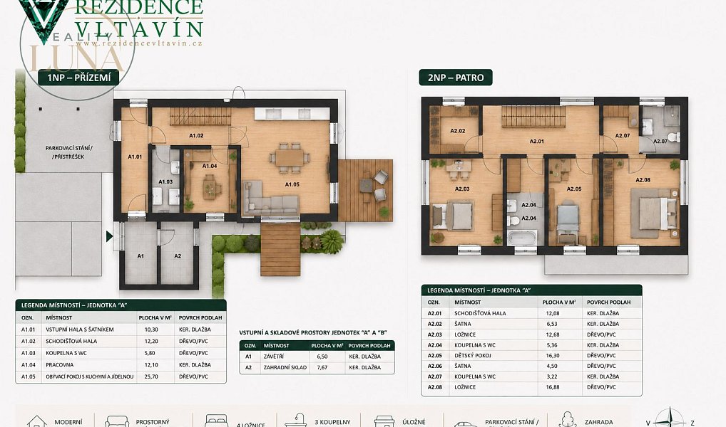 Prodej domu 157 m² s pozemkem 604 m², Hradištko – náhled fotky 4