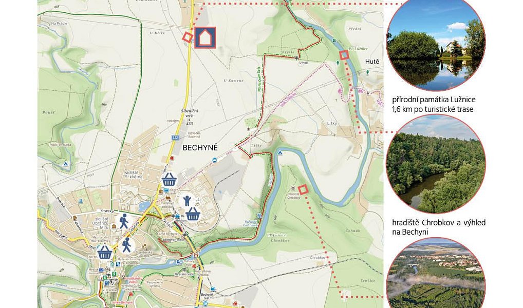 Prodej stavebního pozemku 2 091 m², Bechyně – náhled fotky 5