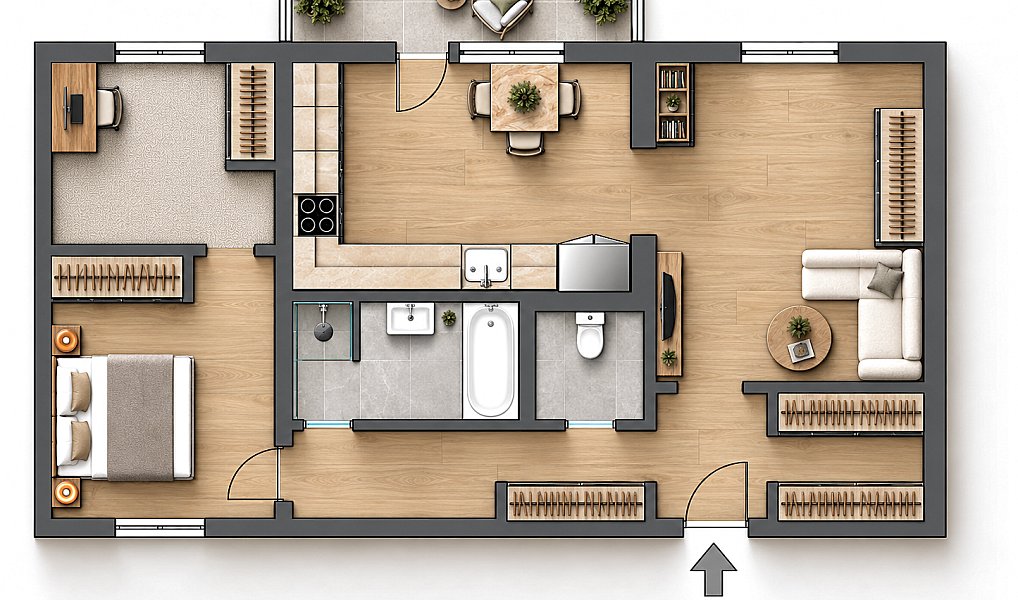 Pronájem bytu 3+1 69 m², Brno – náhled fotky 16