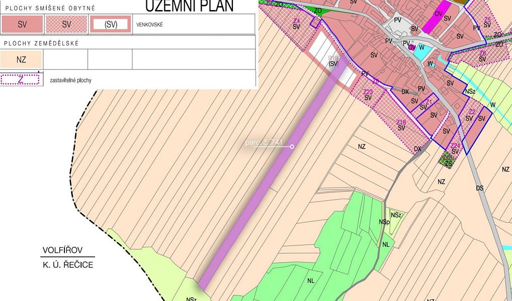 Prodej pole 13 776 m², Mysletice – náhled fotky 3