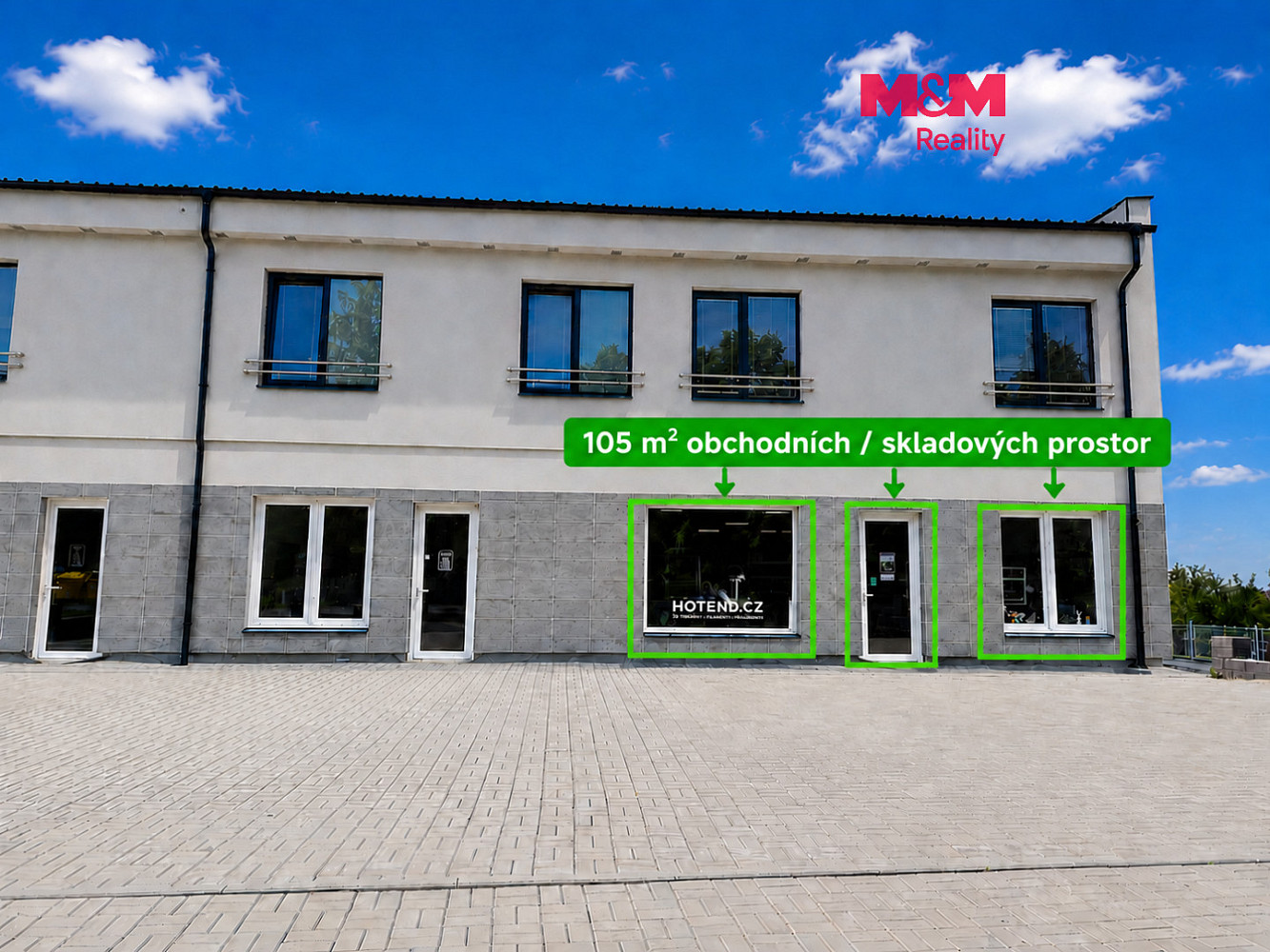 Pronájem obchodních prostor 105 m²