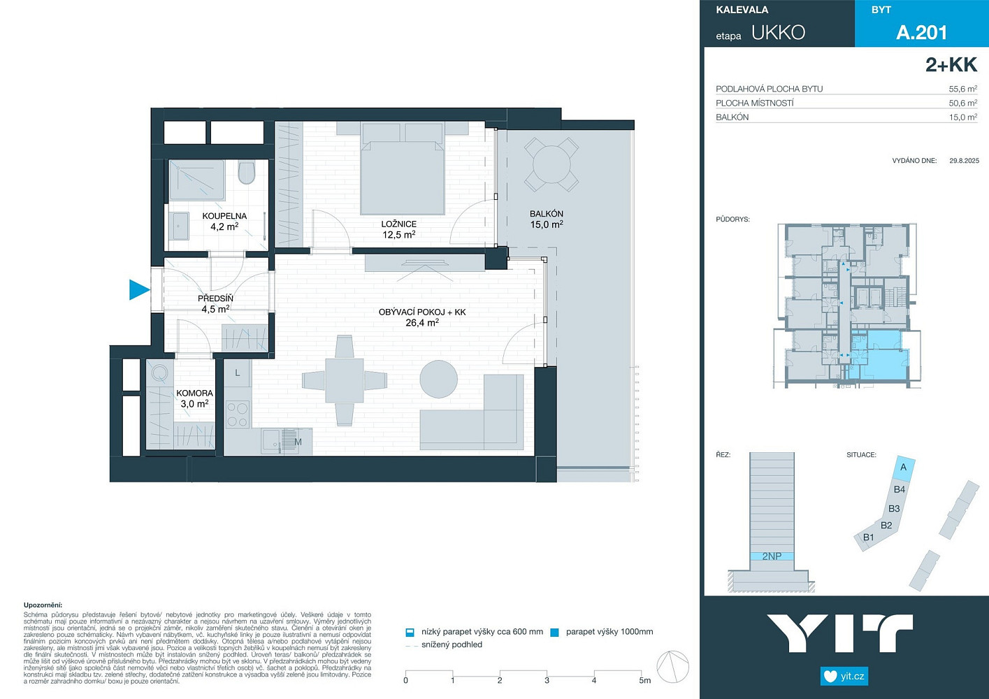 Prodej bytu 2+kk 51 m² – fotografie 2