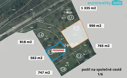 Prodej stavebního pozemku 990 m², Plzeň