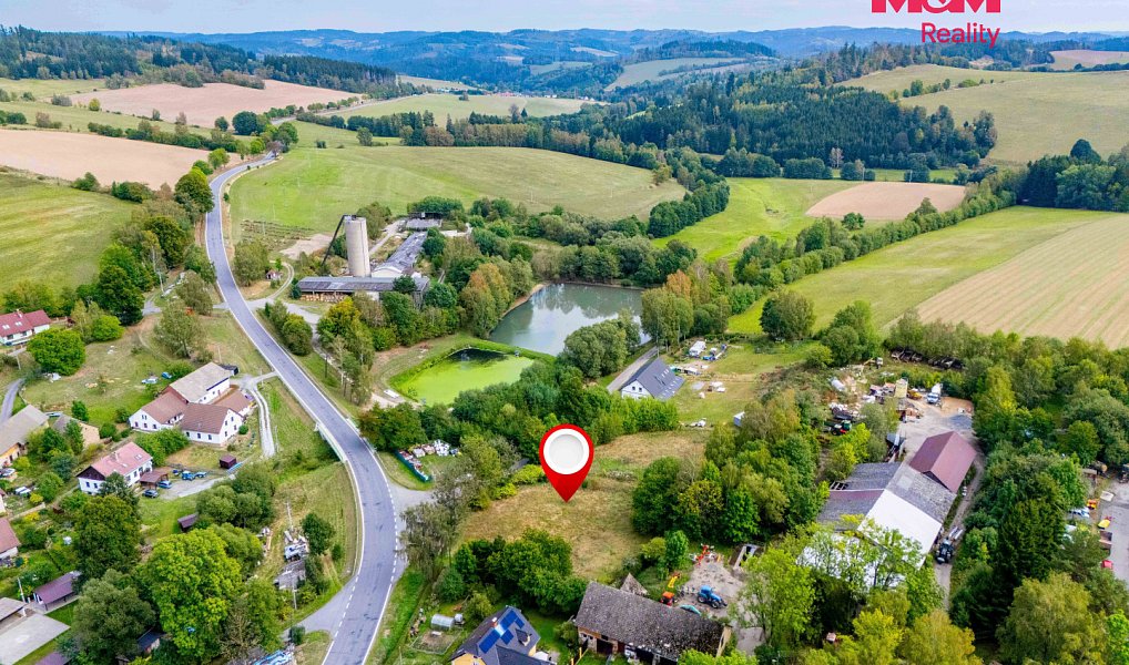Prodej stavebního pozemku 1 050 m², Věcov – náhled fotky 2