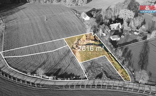 Prodej stavebního pozemku 2 616 m², Sedliště, okres Frýdek-Místek