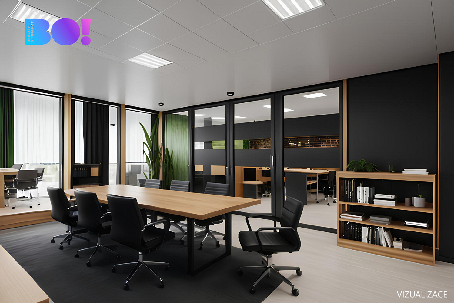 Pronájem kanceláře 190 m² – fotografie 2