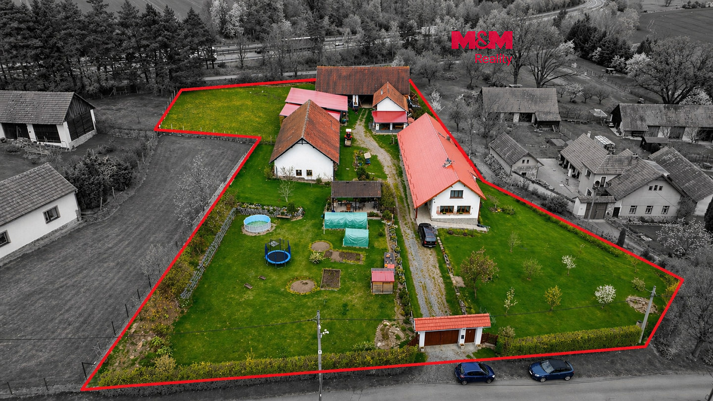 Prodej domu 158 m² s pozemkem 5 485 m²