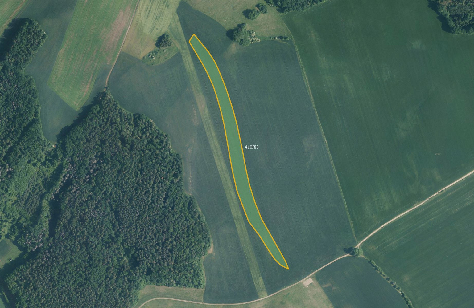 Prodej pole 9 706 m²