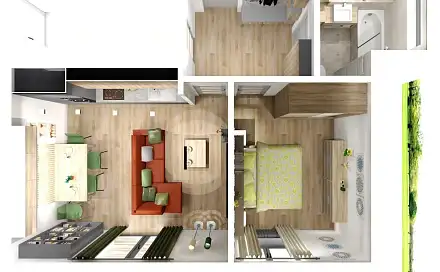 Prodej bytu 2+kk 46 m²