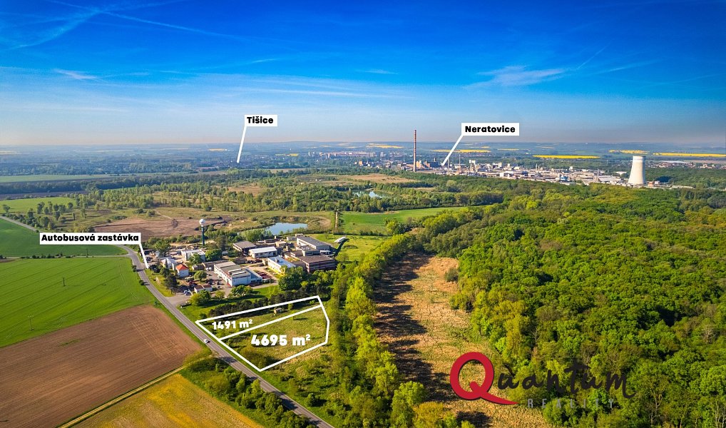 Prodej komerčního pozemku 6 186 m², Tišice – náhled fotky 2
