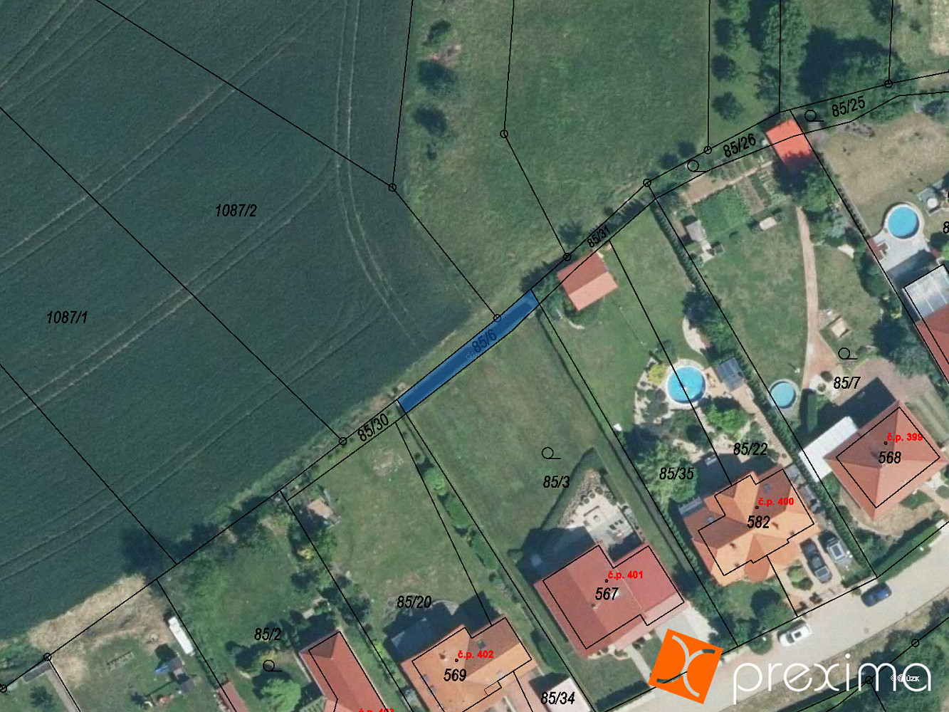 Prodej pozemku 59 m²
