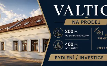 Prodej domu 180 m² s pozemkem 100 m², Růžová, Valtice, okres Břeclav
