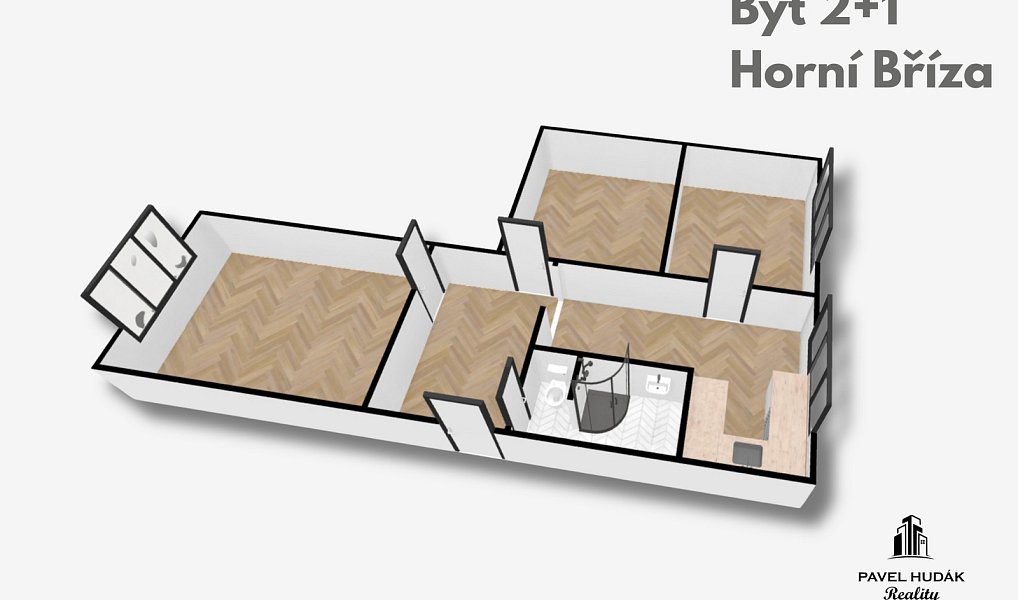 Prodej bytu 2+1 62 m², Horní Bříza – náhled fotky 7