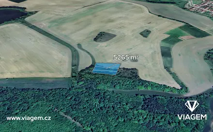 Prodej pole 585 m², Hostim, okres Znojmo