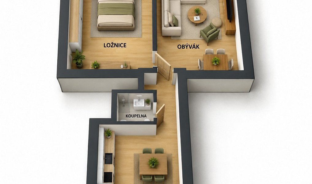 Pronájem bytu 2+1 47 m², Ostrava – náhled fotky 9