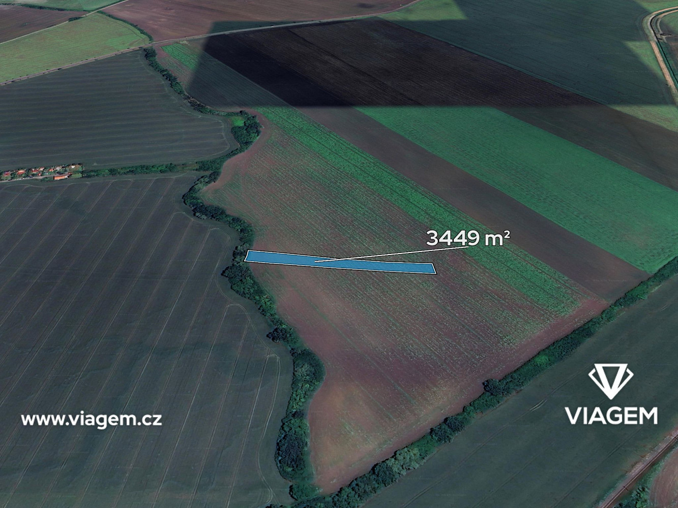 Prodej pole 862 m²