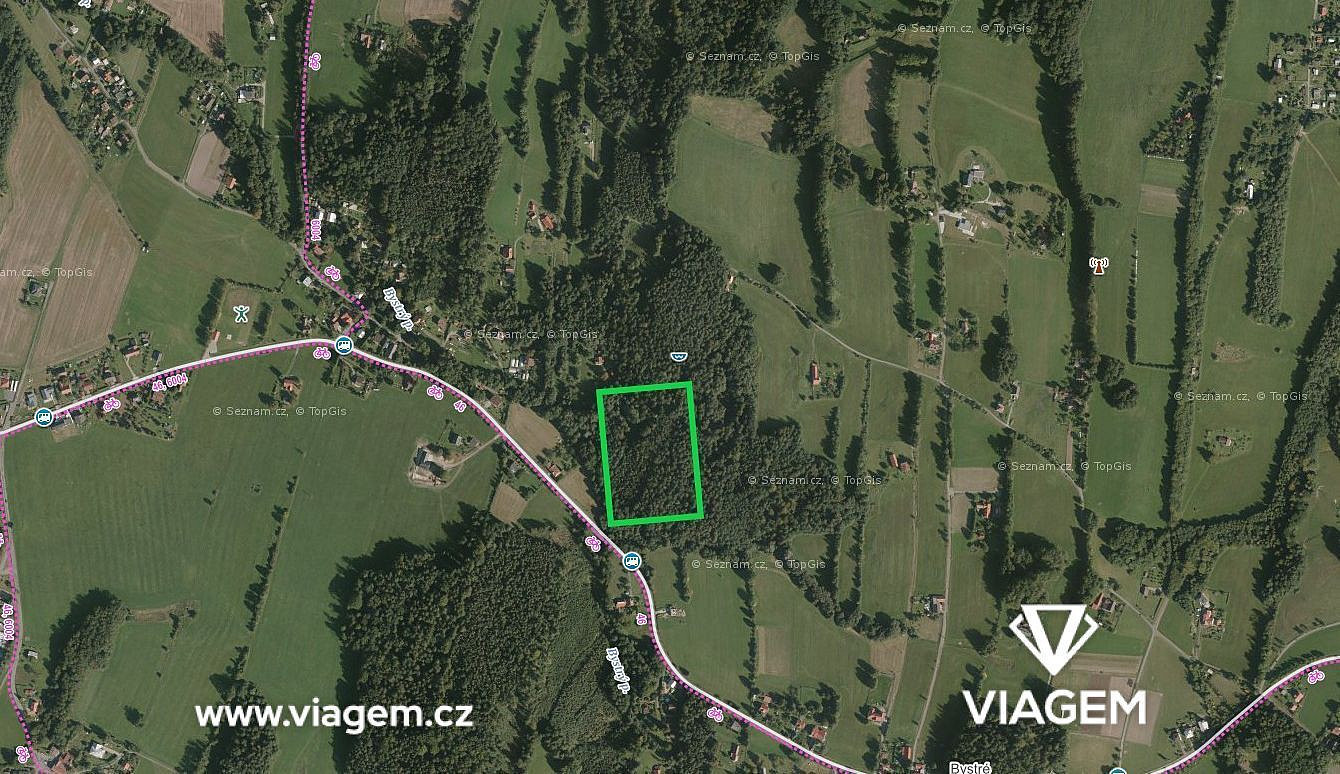 Prodej lesa 1 420 m²