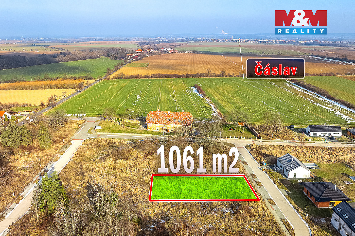 Prodej stavebního pozemku 1 061 m²