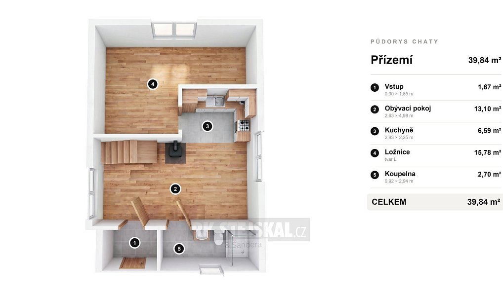 Prodej chaty/chalupy 85 m² s pozemkem 381 m², Bavorov – náhled fotky 16