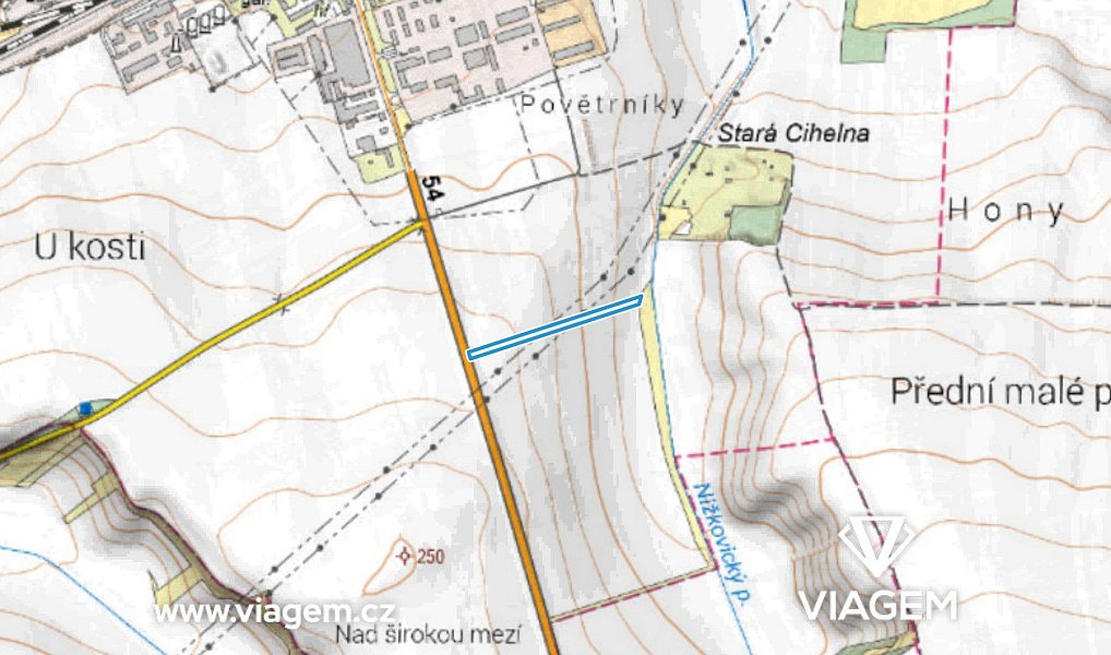 Prodej pole 3 008 m², Slavkov u Brna – náhled fotky 3