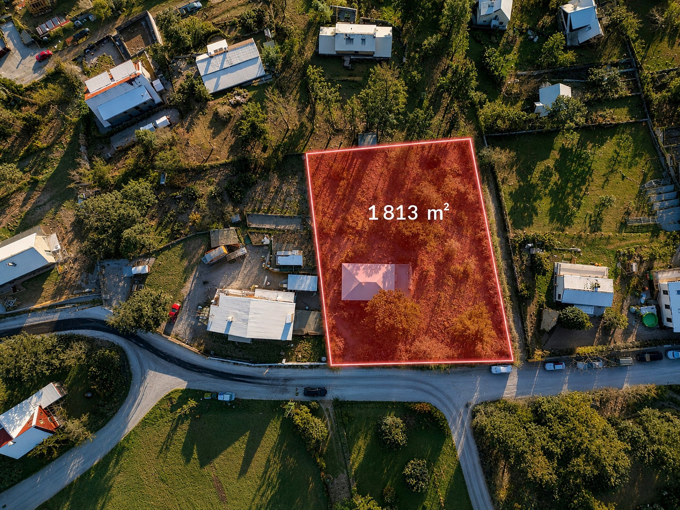 Prodej stavebního pozemku 1 813 m²