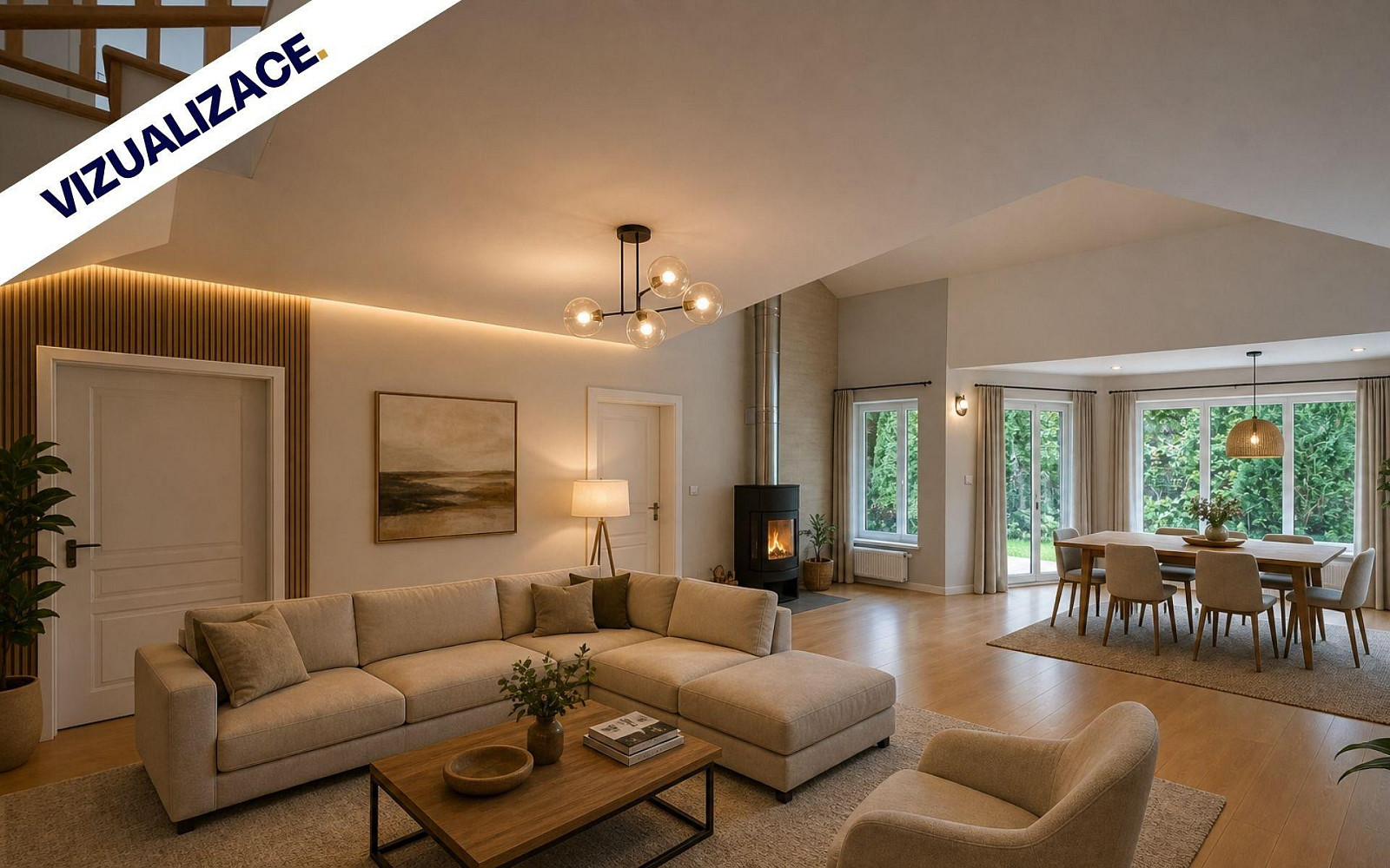 Prodej domu 244 m² s pozemkem 1 000 m² – pohled 2