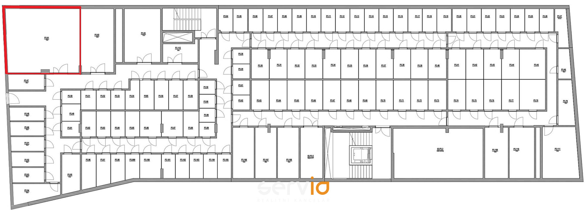 Prodej nebytových prostor 50 m², ul. Ponávka, Brno-Zábrdovice – pohled 4