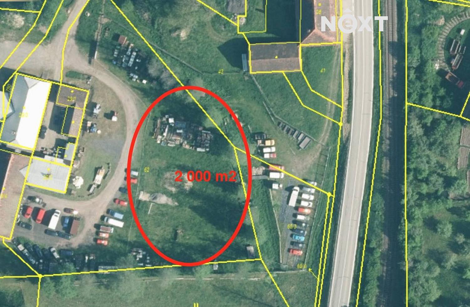 Pronájem pozemku 2 000 m²