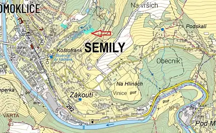 Prodej louky 3 583 m², Semily