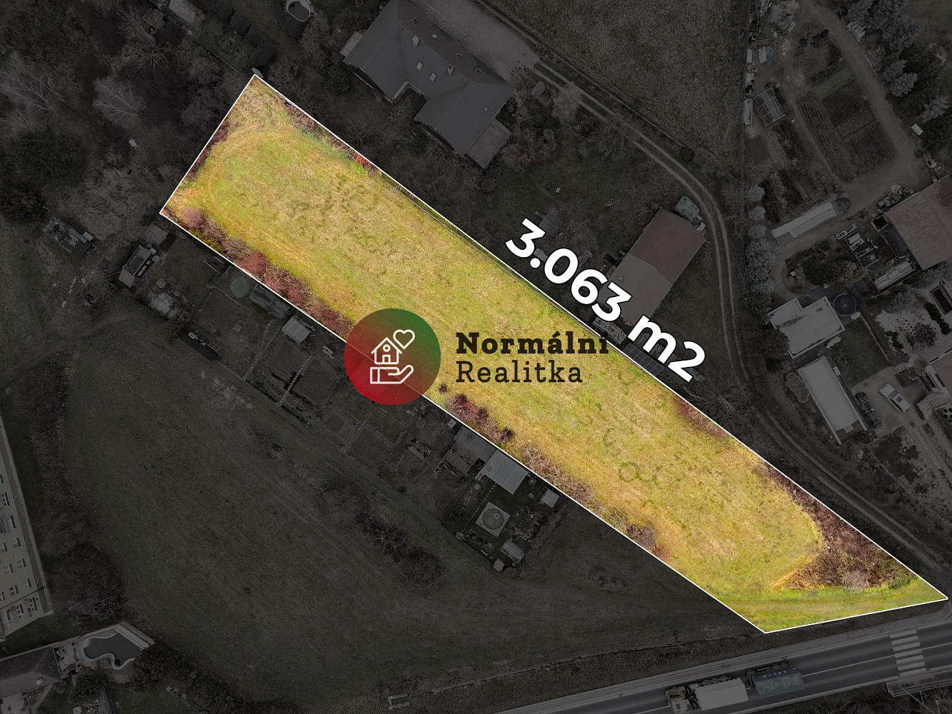 Prodej stavebního pozemku 3 063 m² – fotografie 2