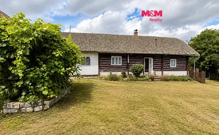 Prodej chaty/chalupy 74 m² s pozemkem 1 385 m², Slabčice - Písecká Smoleč, okres Písek